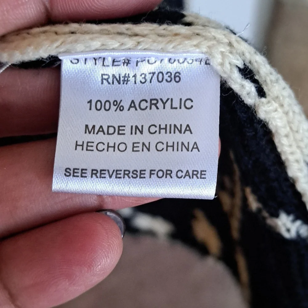 Abstract Hooded Cardigan - Picture 5 of 5